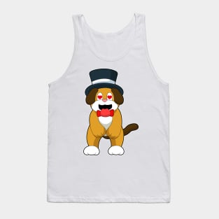 Dog Groom Heart Wedding Tank Top